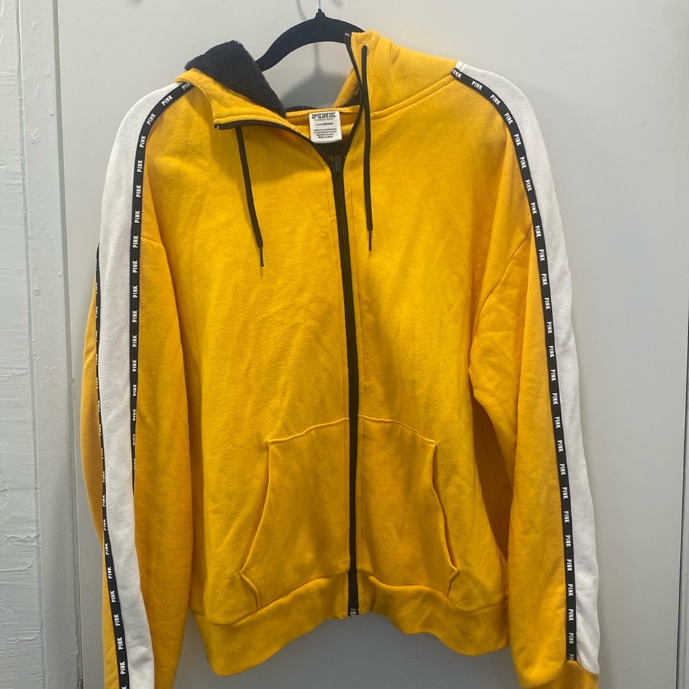 Yellow PINK Zip Up